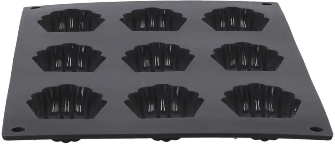 Patisse Bakvorm Starflex - 9 Stuks Zwart