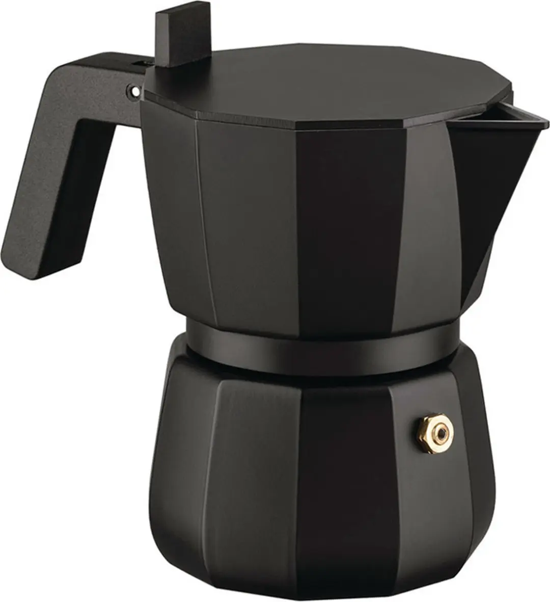 Alessi Percolator DC06/3 B - 3 Koppen - Zwart