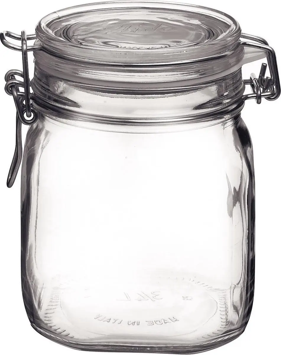 Bormioli Rocco Weckpot 750ml - 2 Stuks - Glas - Luchtdicht