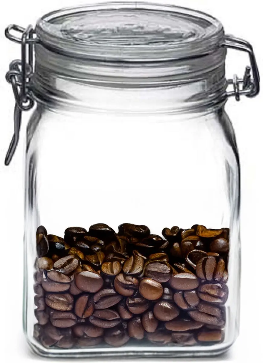 Bormioli Rocco Weckpot 1L - 2 Stuks - Luchtdicht Glas