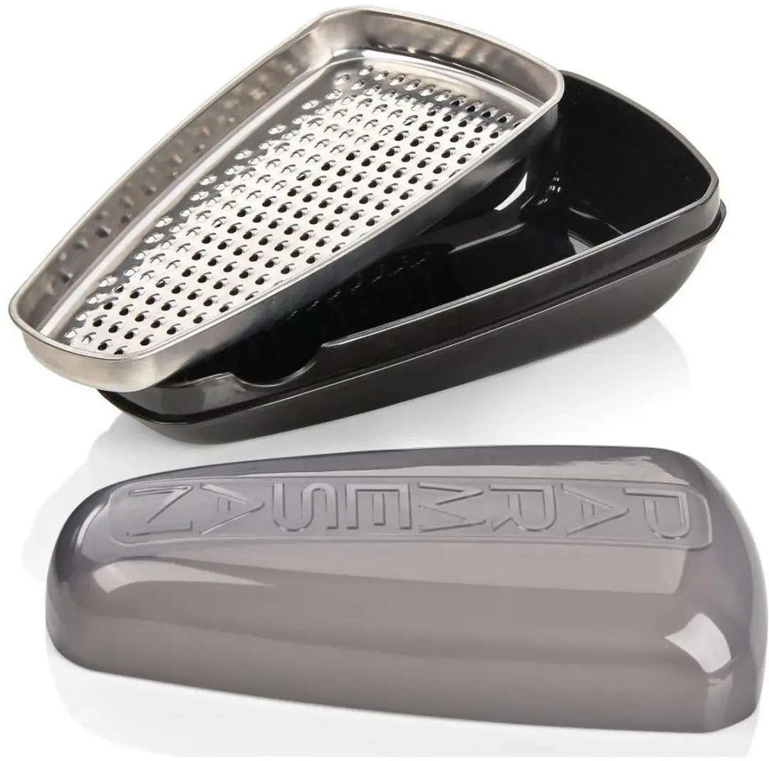 Fackelmann Parmezaanrasp 19cm - Zwart - MPN 45463