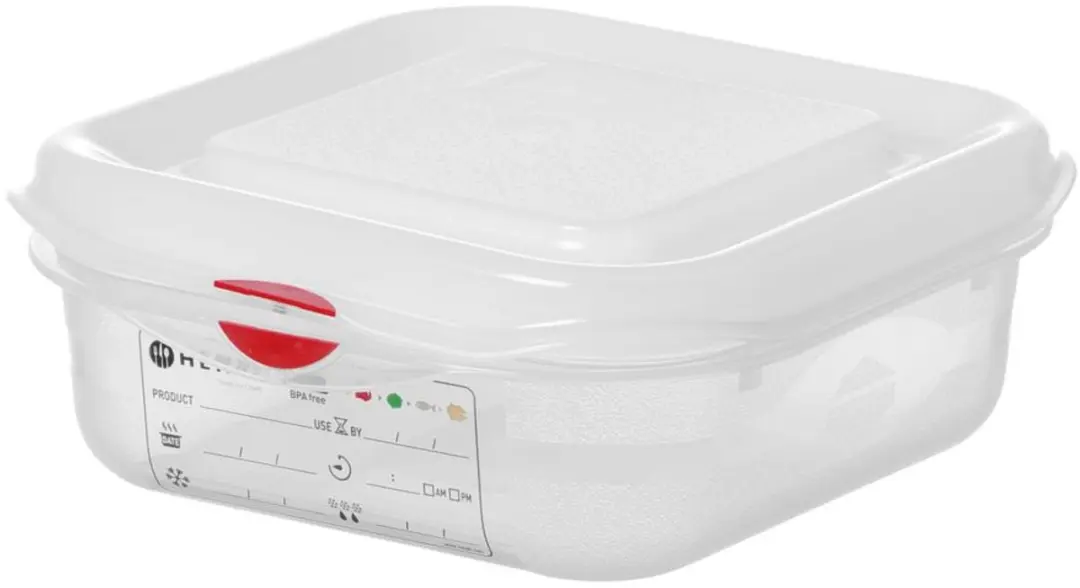 HENDI GN 1/6 Gastronormbak 1,1L - Transparant