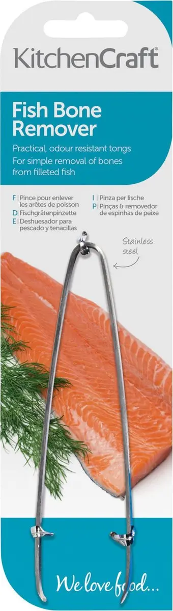 KitchenCraft RVS Visgraat Pincet - Zilver