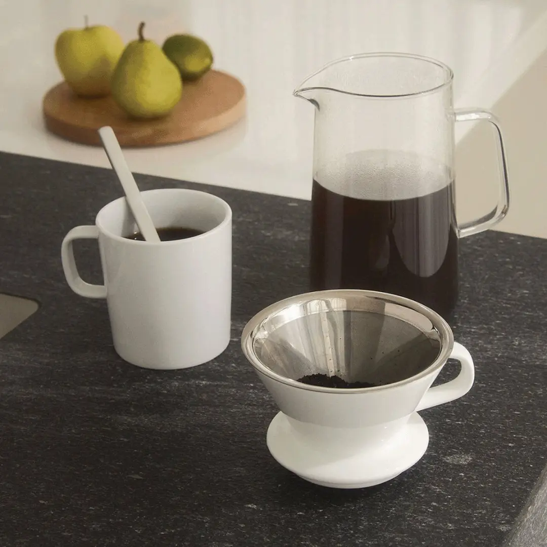 Alessi Slow Coffee Handmatige Bereiding Set - 600ml - 4 Stuks