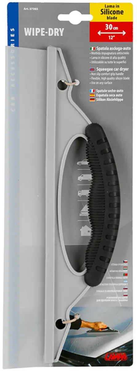 Lampa Wipe-Dry Autodroger 42.37385 - Siliconen Trekker 30cm - Zwart