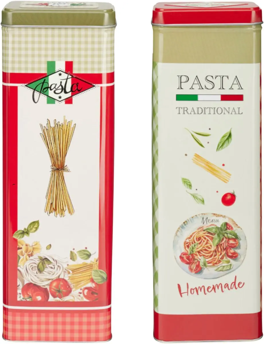 Excellent Houseware Nostalgia Pasta Bewaarblikken