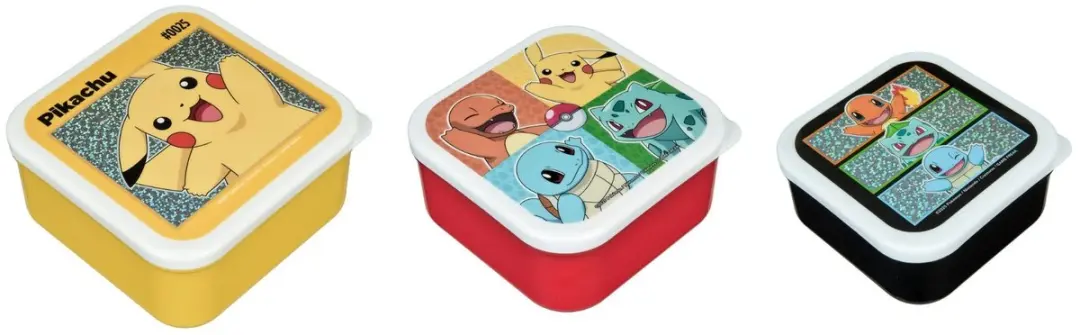 Pokémon 3-in-1 Snackbox - Multi Color