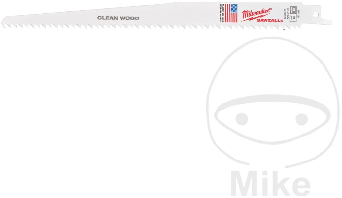 Milwaukee 48005016 Reciprozaagblad 230mm 6TPI - 5 Stuks - afbeelding 2 van 2