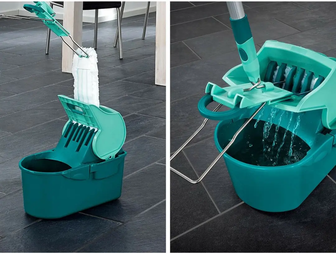 Leifheit Profi Vloerwisser XL Micro Duo - 42cm - 8L - Turquoise