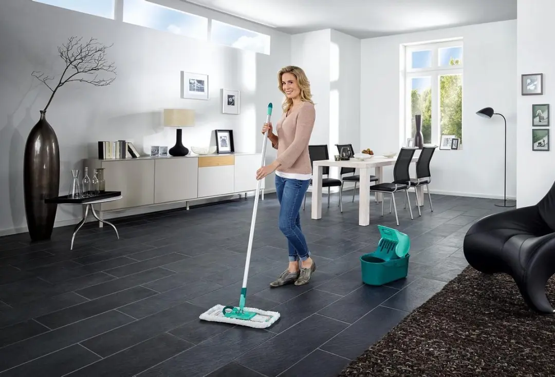 Leifheit Profi Vloerwisser XL Micro Duo - 42cm - 8L - Turquoise
