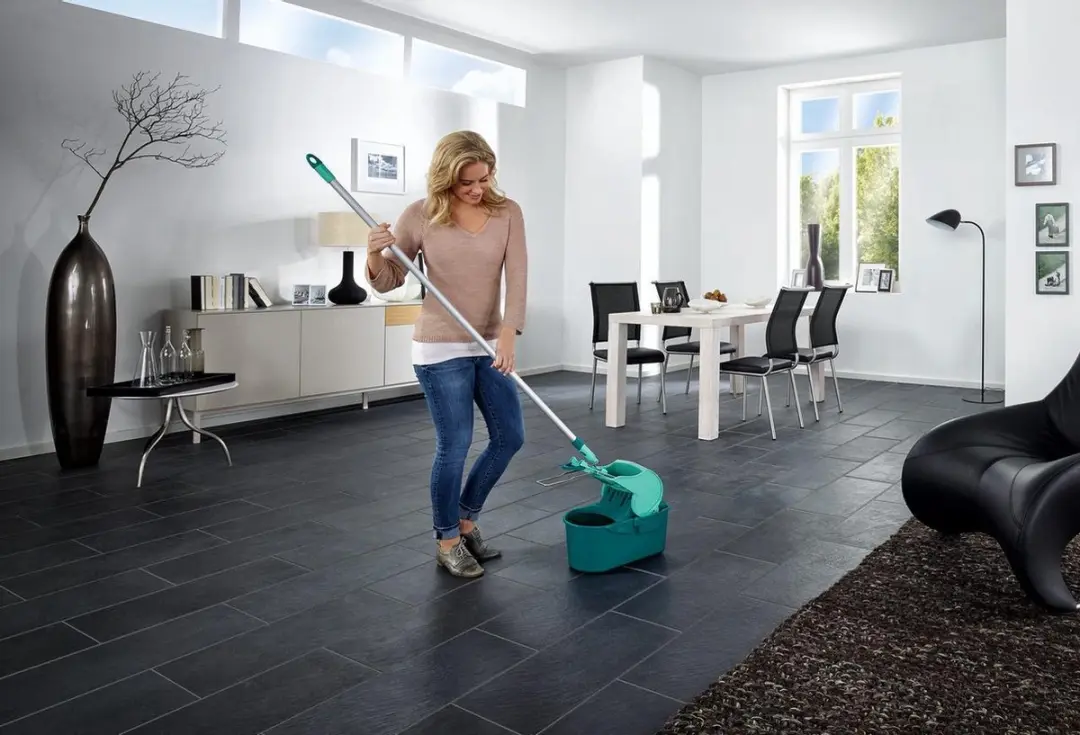 Leifheit Profi Vloerwisser XL Micro Duo - 42cm - 8L - Turquoise