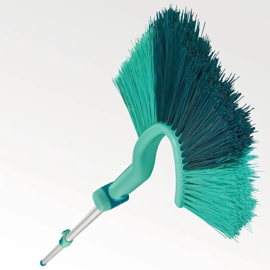 Leifheit Dusty Stofbezem Click System - Turquoise - afbeelding 6 van 6