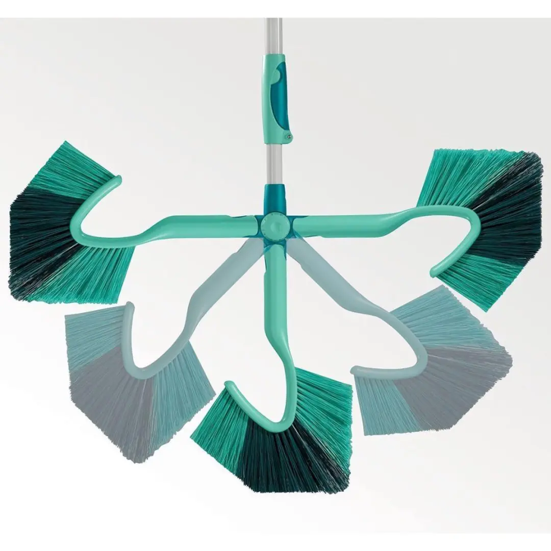 Leifheit Dusty Stofbezem Click System - Turquoise