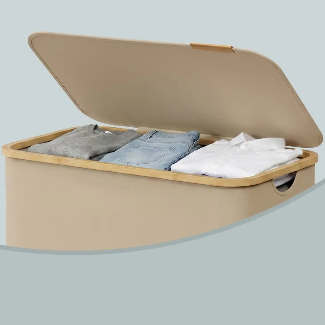 Songmics LCB515N02 Wasmand 150L - 4 Vakken - Opvouwbaar