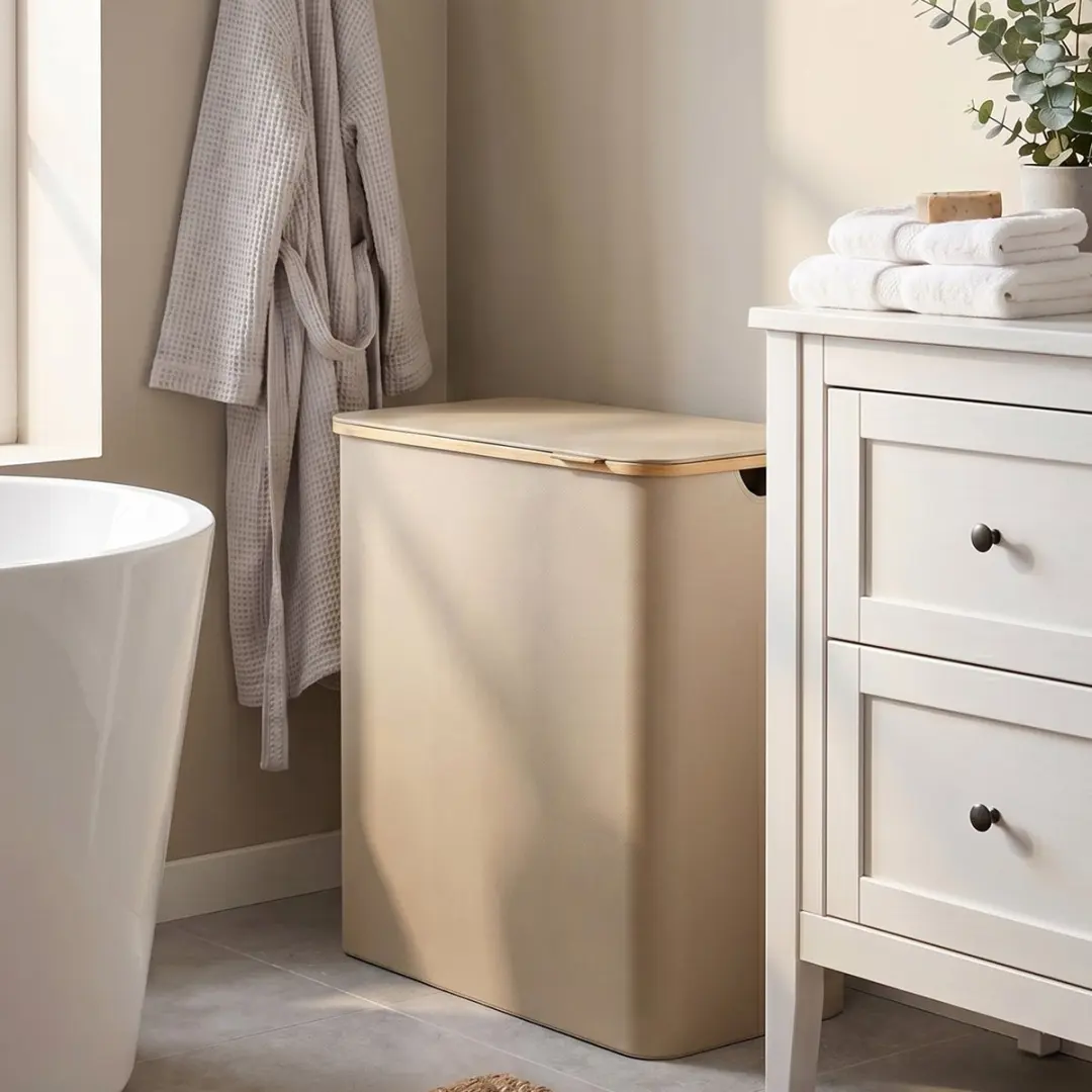 Songmics LCB515N02 Wasmand 150L - 4 Vakken - Opvouwbaar