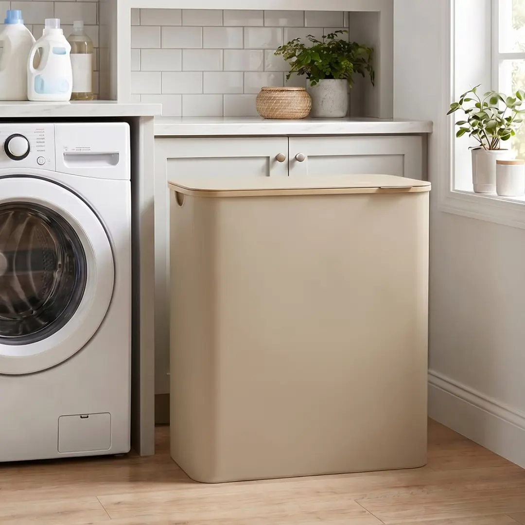 Songmics LCB515N02 Wasmand 150L - 4 Vakken - Opvouwbaar