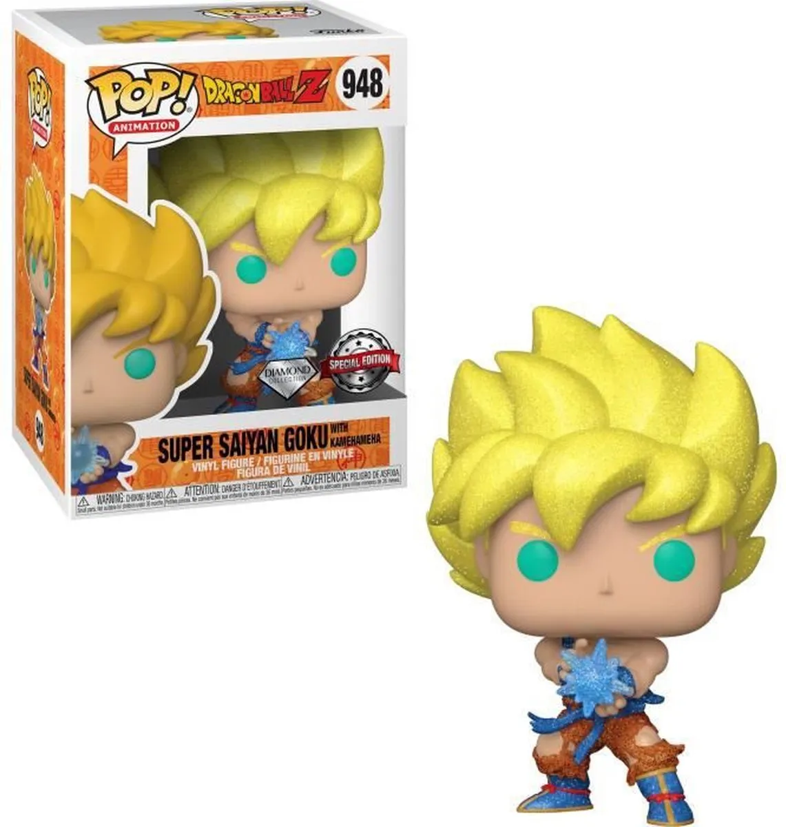 Funko Dragon Ball Super SSGoku Vinyl Figuur - 9cm - Multicolor - afbeelding 6 van 6