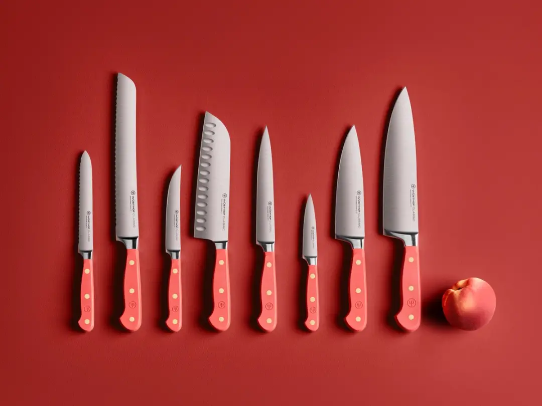 Wusthof Classic Santoku 17cm - Coral Peach