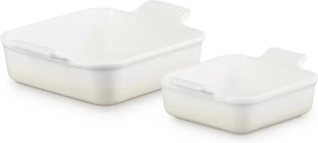 Le Creuset Meringue Ovenschaal Set 13cm + 20cm