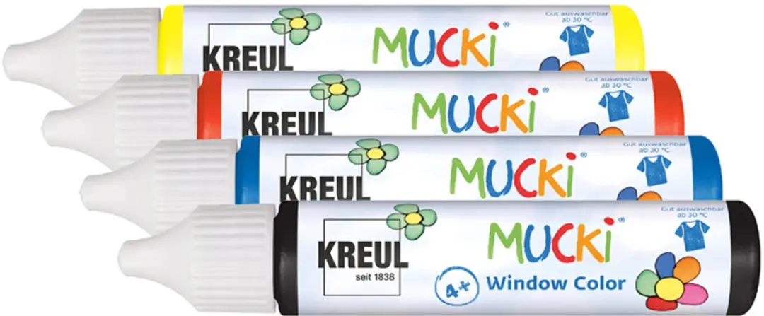 Kreul Mucki - 7 Stuks - Meerkleurig
