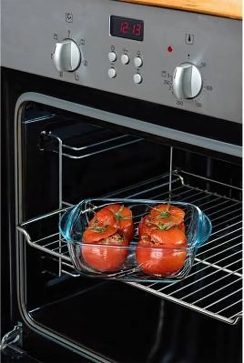 PYREX Cook & Heat Vierkante Schaal 1,1L - Set van 3