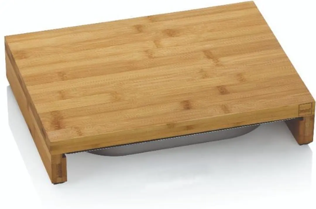 Kela Bamboe Snijplank met RVS Lade