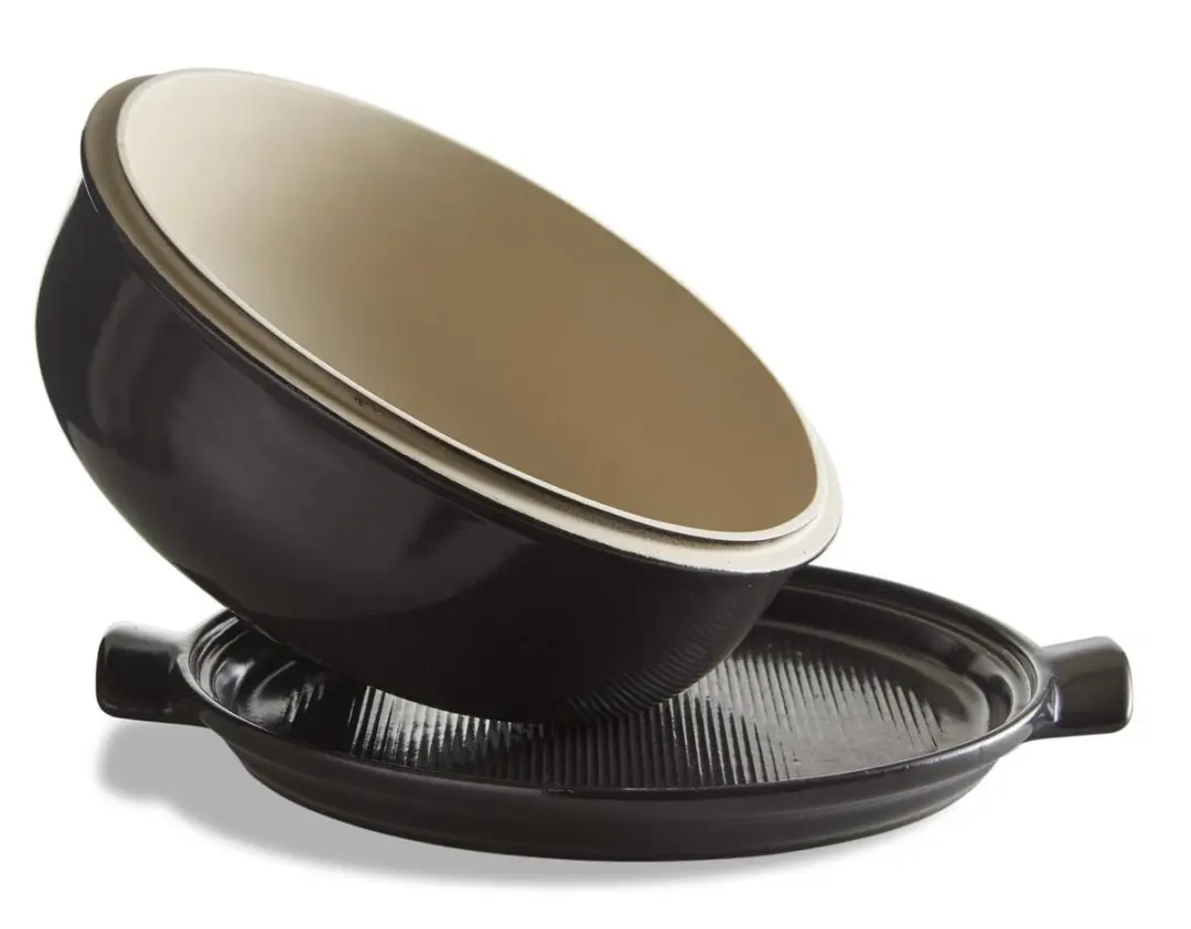 Emile Henry Fusain Broodbakbol 4.5L - Grijs