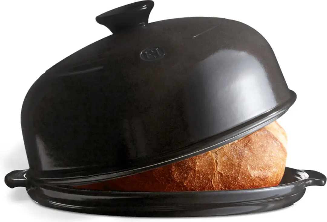 Emile Henry Fusain Broodbakbol 4.5L - Grijs
