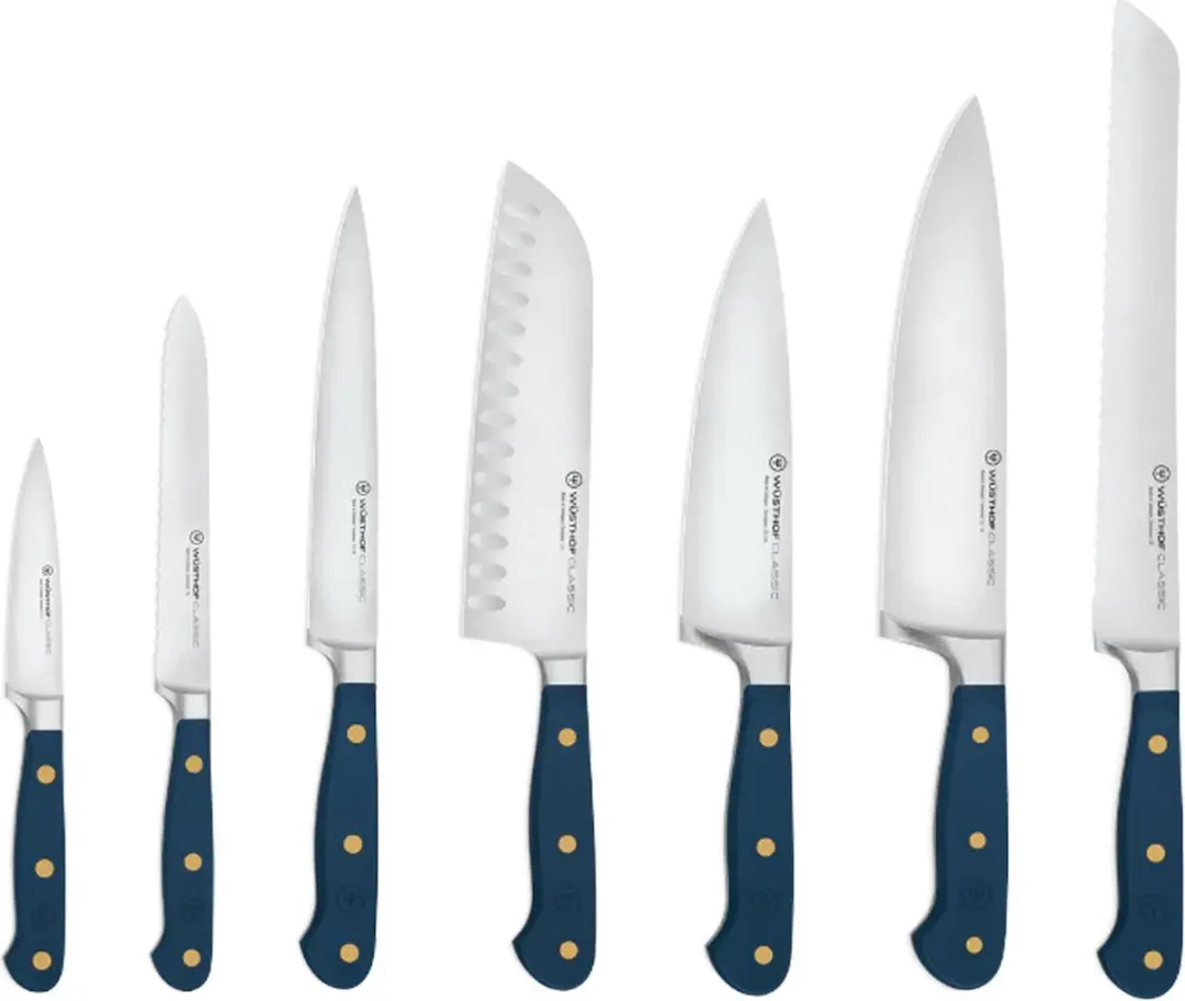 Wusthof Classic Colour 7-delig Messenset - Wild Blueberry