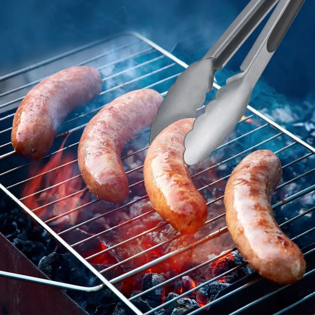 Westmark Classic Spezial Mini Grill- en Serveertang 20cm - Zilver/Zwart