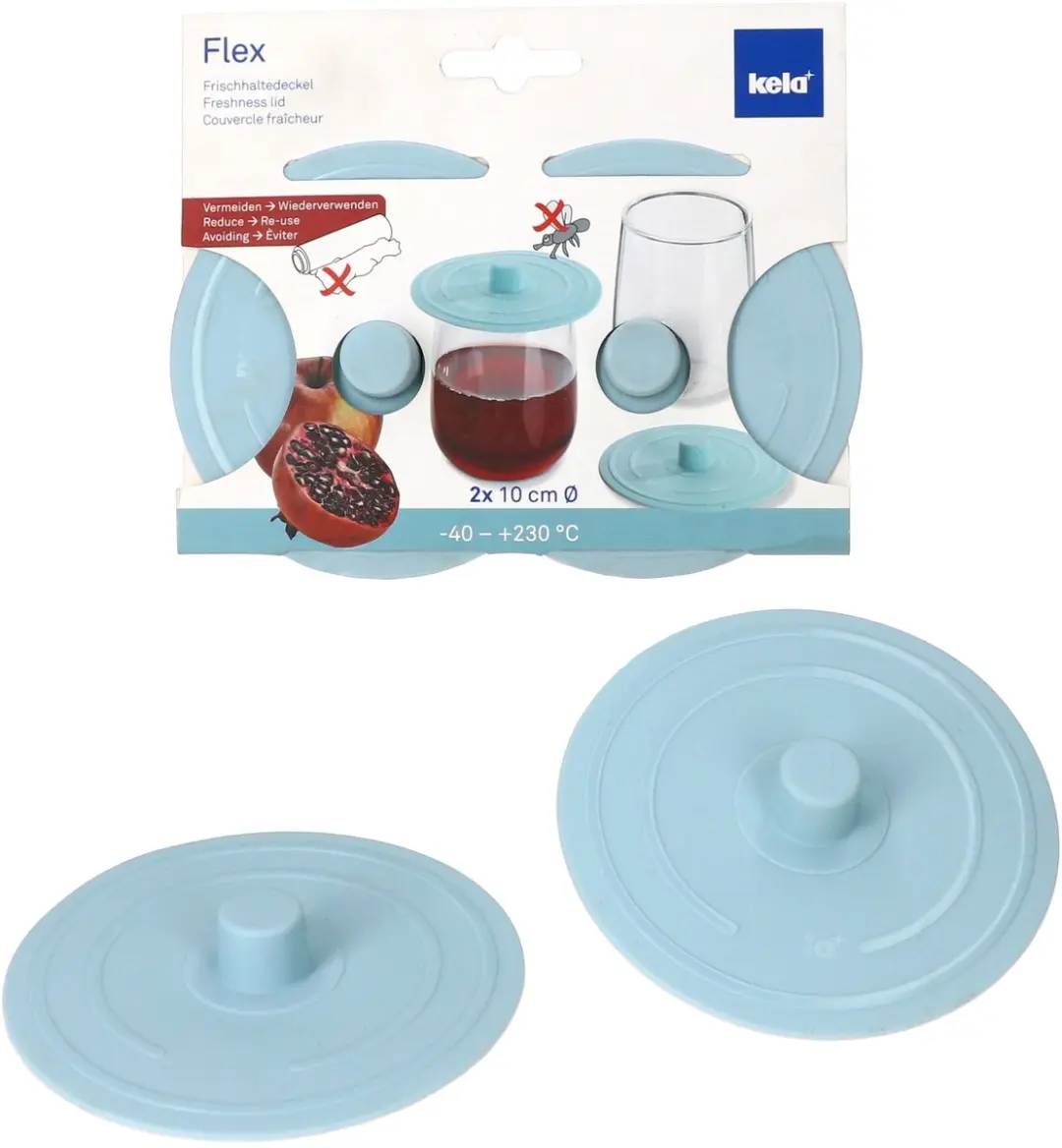 Kela 10053 Silicone Muntvorm - 10cm - Groen - 2 Stuks - afbeelding 6 van 6