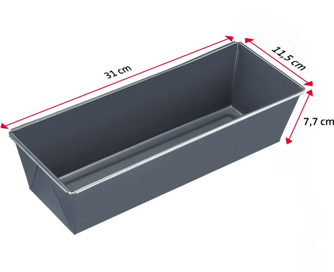 Westmark Back Klassiker Bakvorm 30cm - Antiaanbaklaag - Antraciet