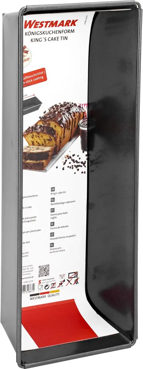 Westmark Back Klassiker Bakvorm 30cm - Antiaanbaklaag - Antraciet