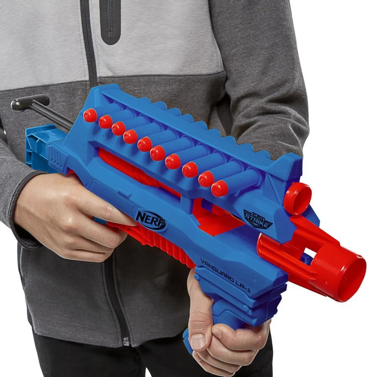 Nerf Alpha Strike Blaster Set F3047 - Blauw