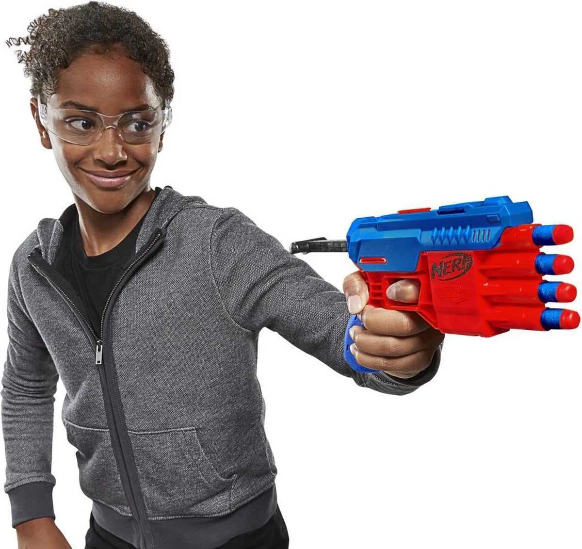 Nerf Alpha Strike Blaster Set F3047 - Blauw
