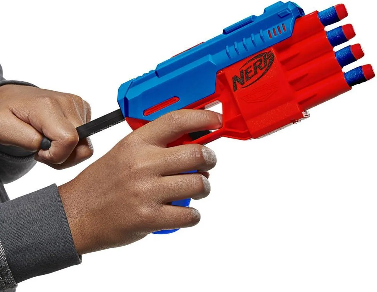 Nerf Alpha Strike Blaster Set F3047 - Blauw