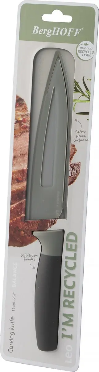 BergHOFF LEO Vleesmes 19cm - Grijs