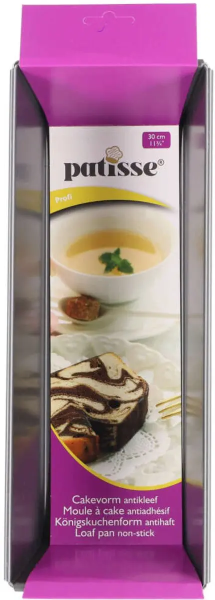 Patisse Cakevorm 30cm - Anti-aanbaklaag - Zwart