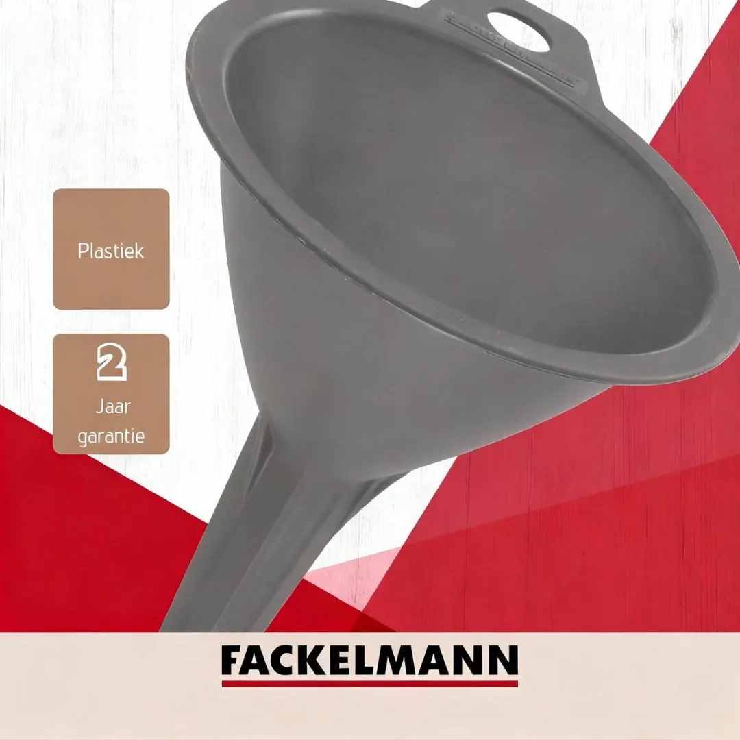 Fackelmann Keukentrechter Kunststof 9cm - Grijs