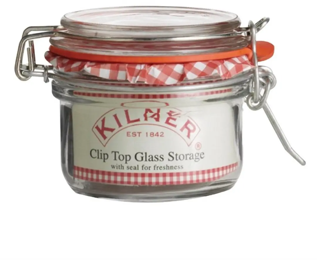 Kilner GG780 Ronde Weckpot 125ml - Transparant