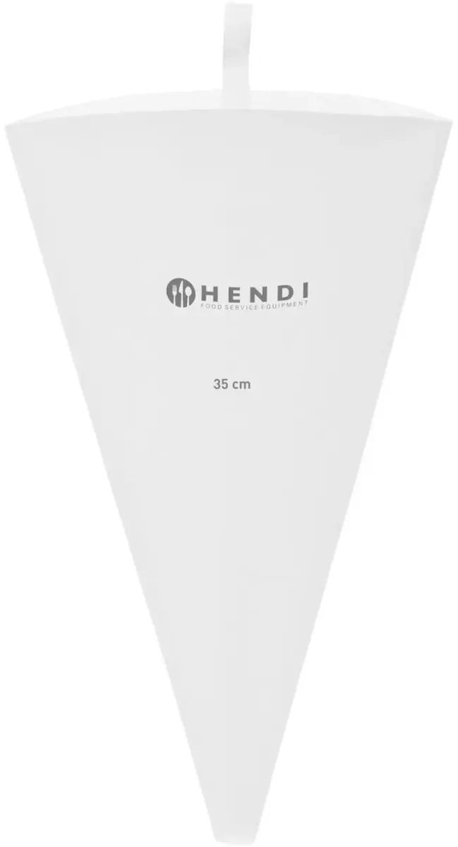 HENDI Slagroomspuit 1L - 350mm - Nylon - Wit