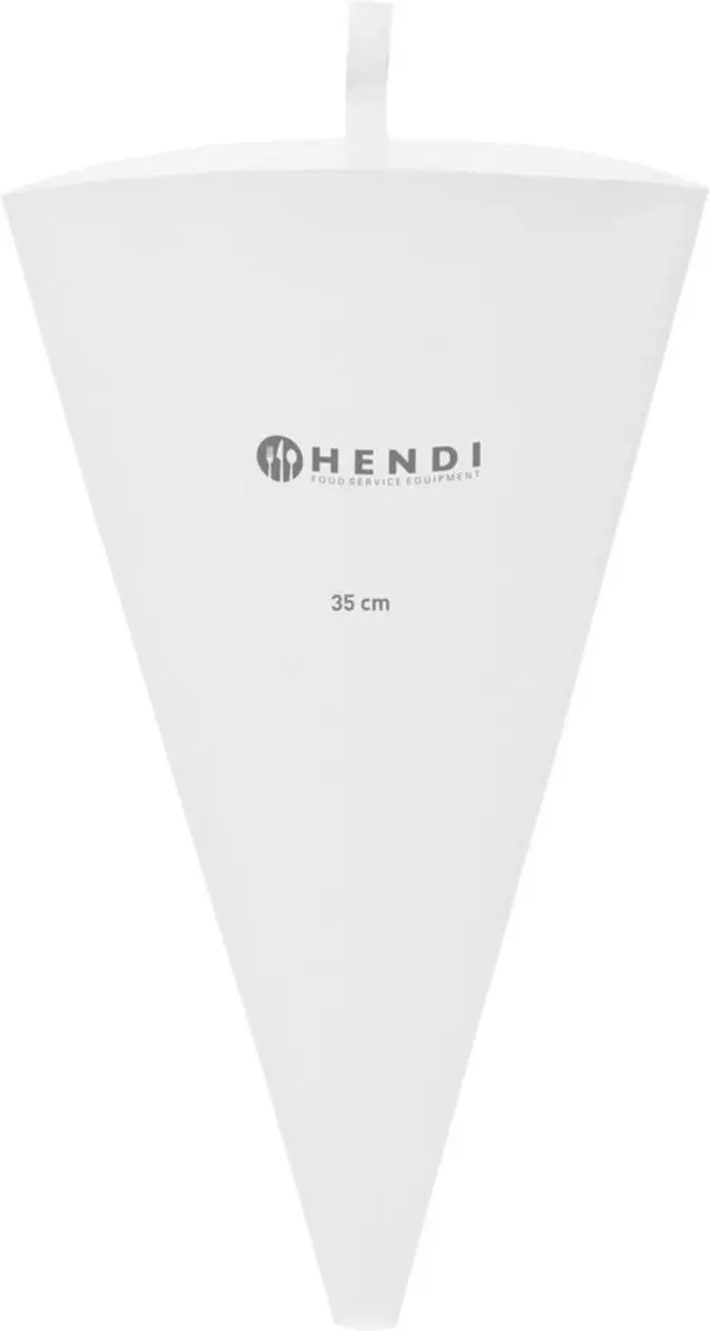 HENDI Slagroomspuit 1L - 350mm - Nylon - Wit