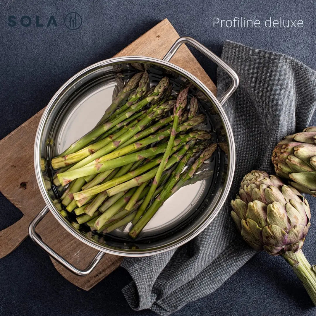 Sola Profiline Kookpan 24cm - Zilver
