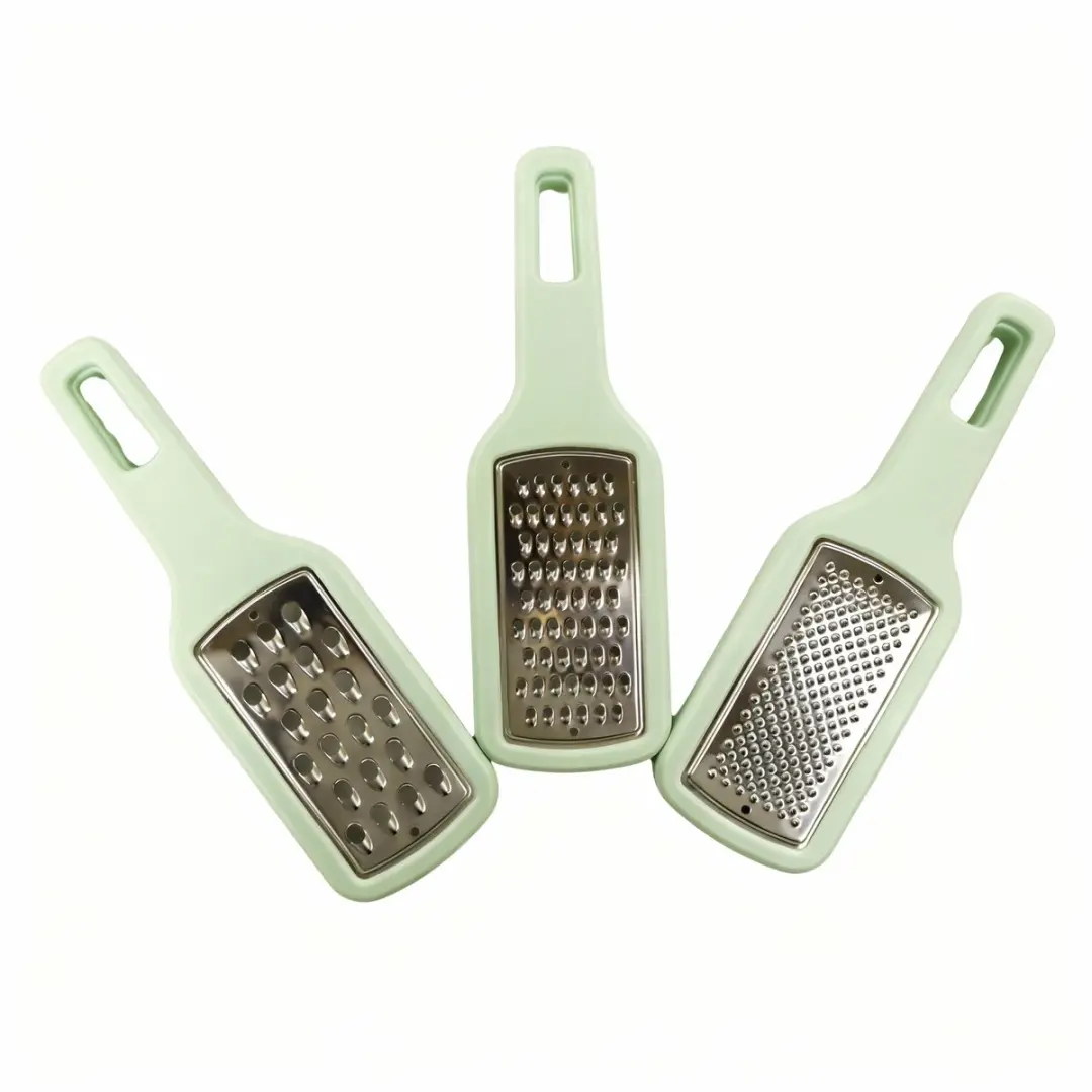 Fackelmann OCEAN 25520 Handmatige Groenteraspers - 3-delig - Groen/Grijs