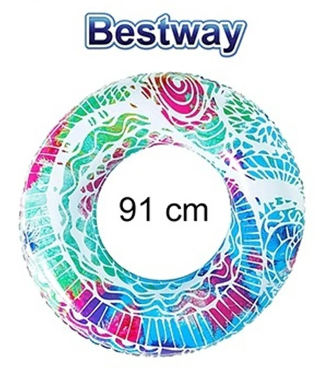 Bestway Space Opblaasbare Zwemring - Blauw Ø91cm