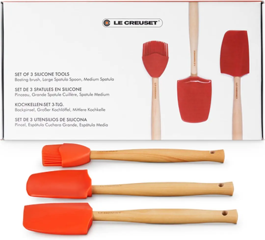 Le Creuset Spatelset 3-delig - Oranje