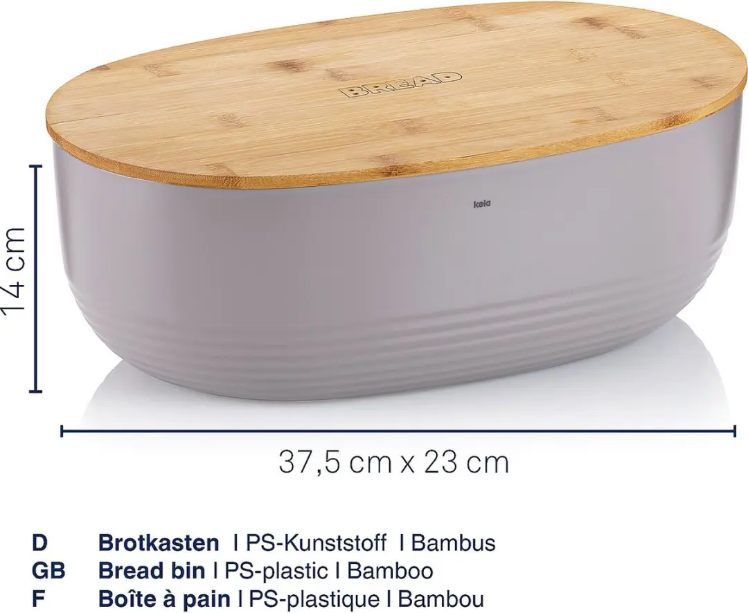 Kela Namur Broodtrommel - 12.08L - Wit - afbeelding 6 van 6