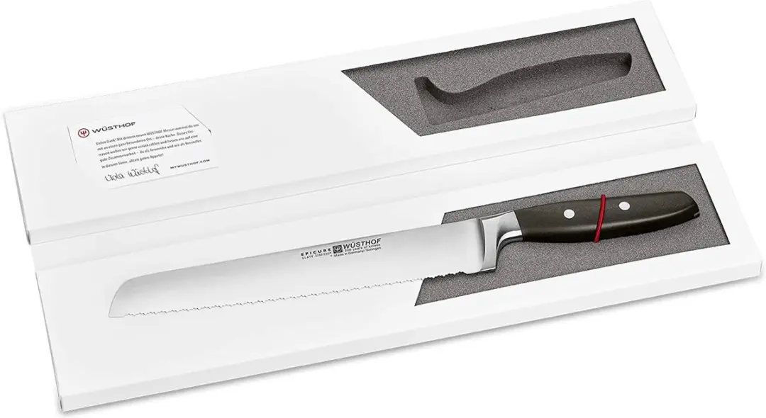 Wusthof Epicure Broodmes 23cm - Zwart