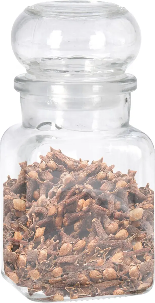 Excellent Houseware Kruidenpotjes 8-delig - 150ml - Transparant