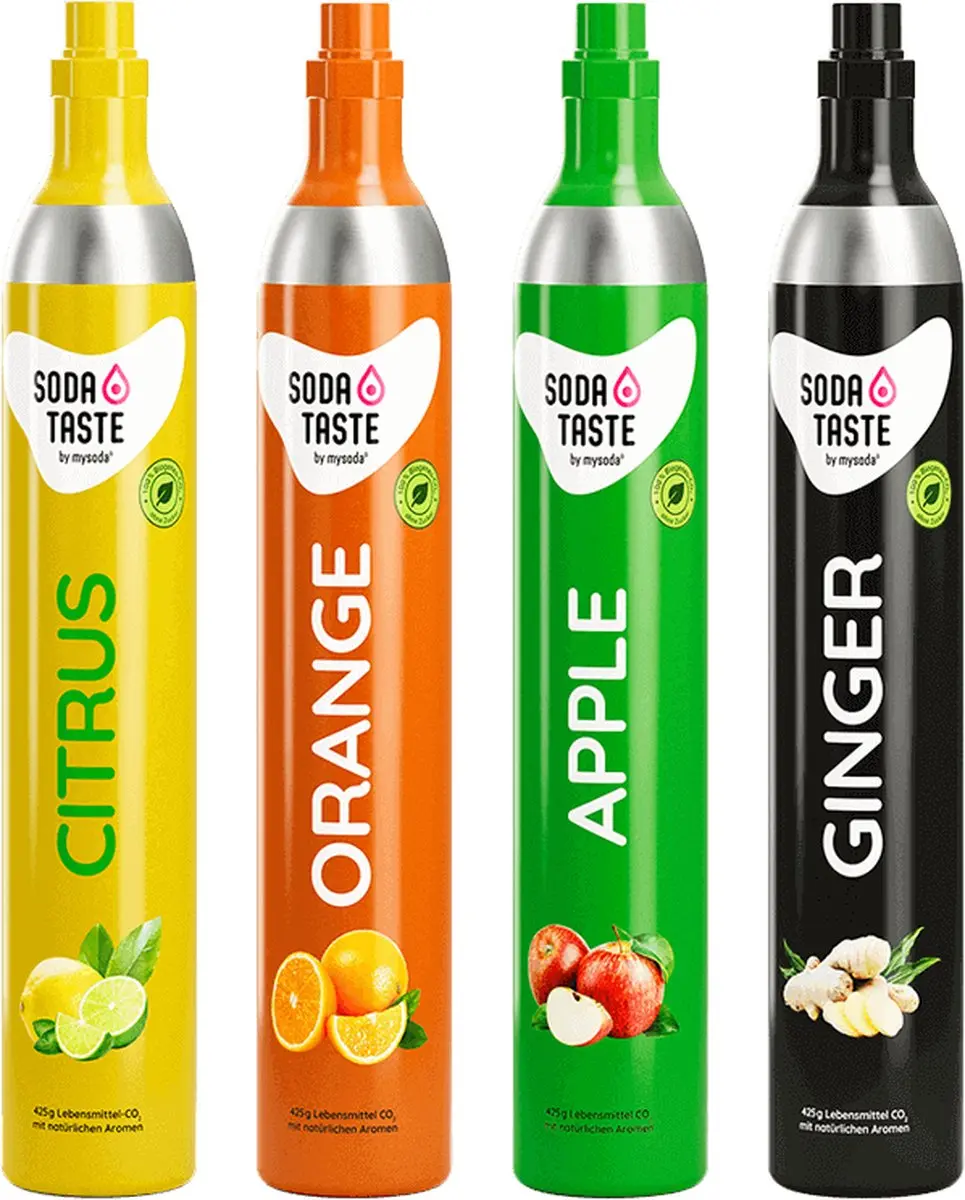 Mysoda SodaTASTE CO2 Cilinder Appel 60L - Groene smaak